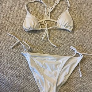 Small white Victoria’s Secret bikini. Never worn.